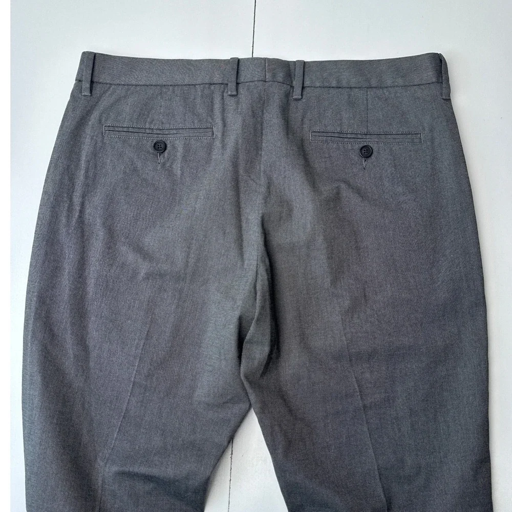 Bonobos Weekday Warrior Slim Taper Grey Dress Pants Mens 35x30 Tuesday - Picture 9 of 11